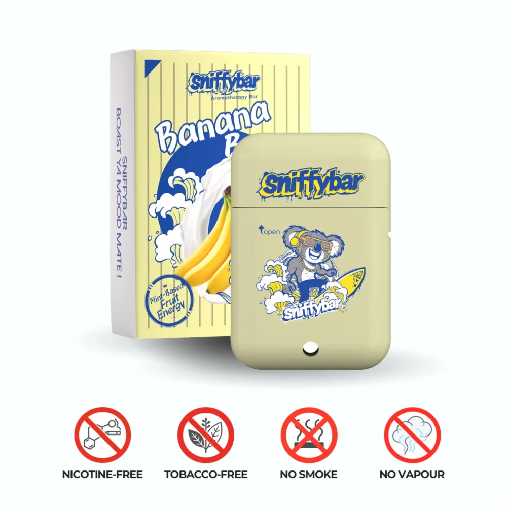 sniffybar-banana-buzz-nasal-inhaler Sniffybar Banana Buzz nasal inhaler – natural energy stick