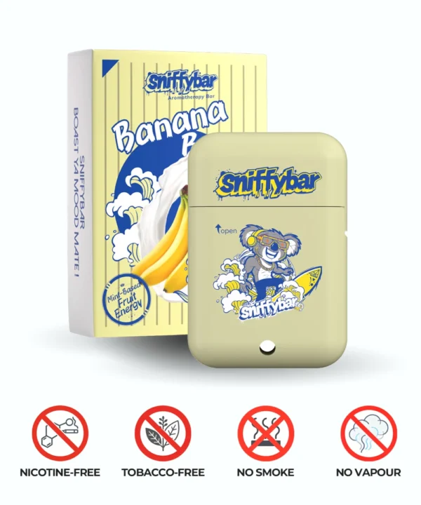 Sniffybar Banana Buzz nasal inhaler – natural energy stick