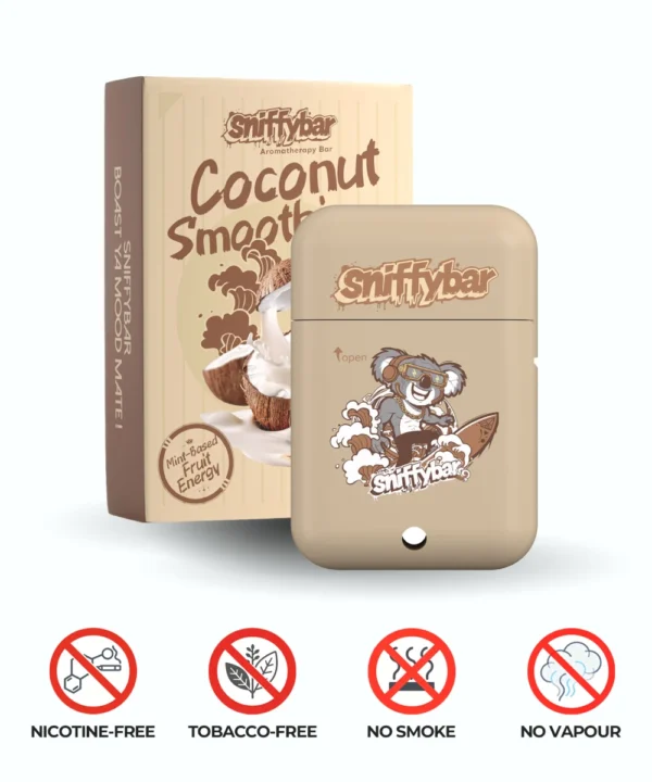 Sniffybar Coconut Smoothie nasal inhaler – natural energy stick