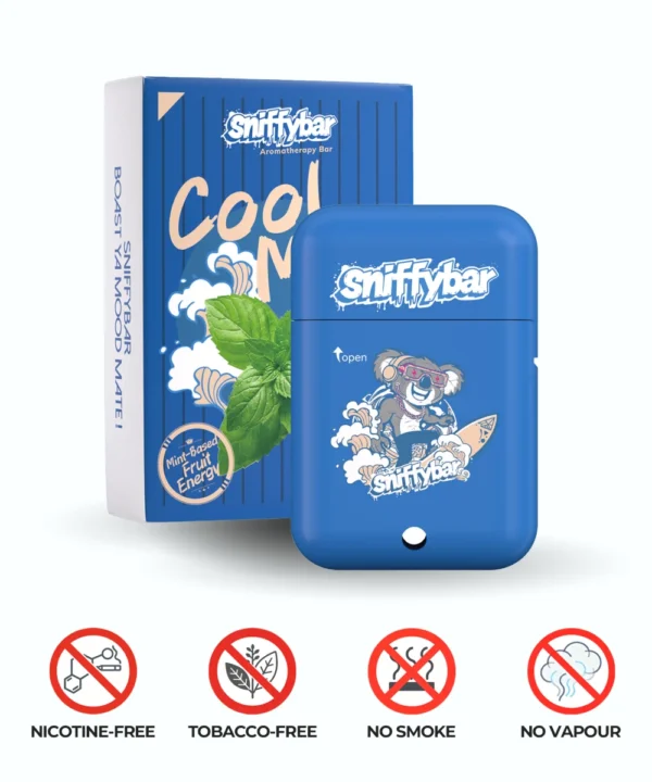 Sniffybar Cool Mint nasal inhaler – peppermint energy stick