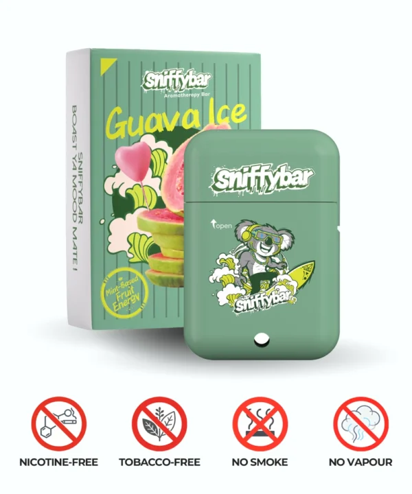 Sniffybar Guava Ice nasal inhaler – chilled tropical energy stick
