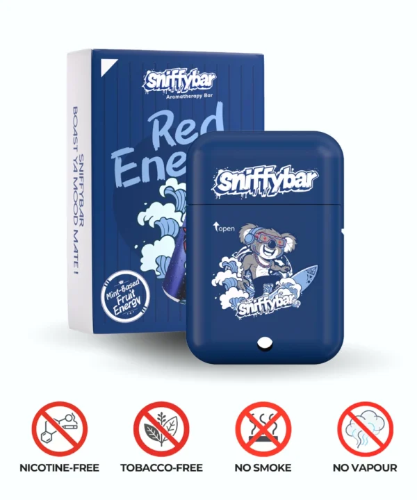 Sniffybar Red Energy nasal inhaler – natural caffeine stick