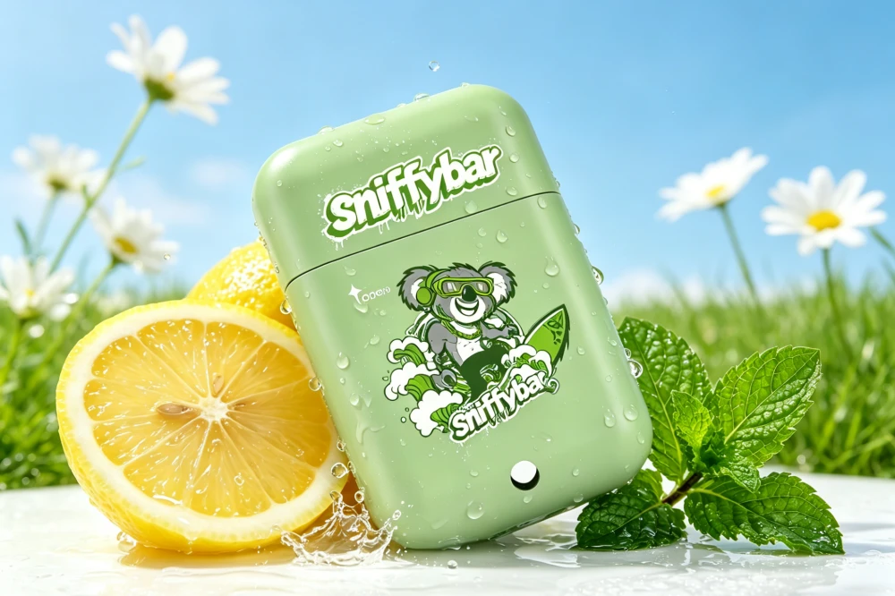 The refreshing lemon and mint aroma to stay alert while driving