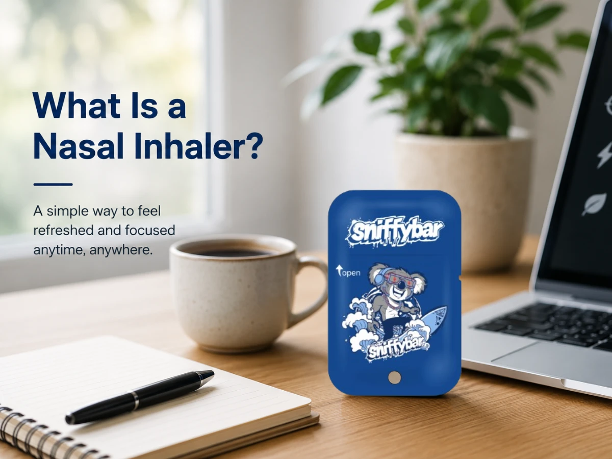 What is a nasal inhaler used for focus and refreshing scents
