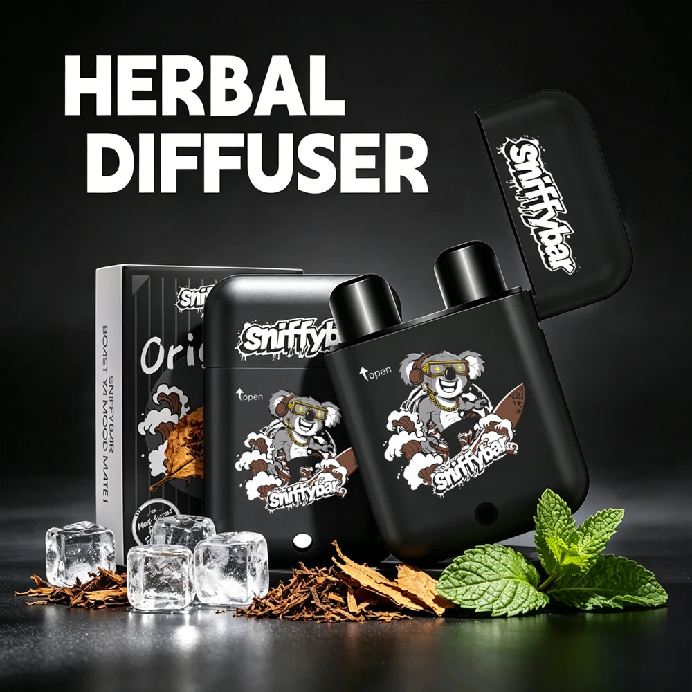 Sniffybar Original herbal diffuser nicotine free inhaler with mint herbal raw materials