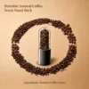 Sniffybar Cool Beans coffee mint nasal inhaler natural roasted coffee beans raw material display