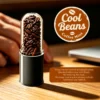 Cool Beans coffee mint aromatherapy nasal stick on office desk, rich coffee fresh mint scent without brewing