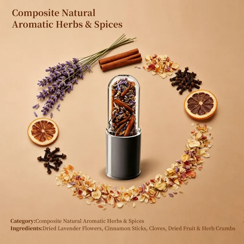 Sniffybar lavender cinnamon mint nasal inhaler natural raw materials dried lavender cinnamon cloves herbal blend