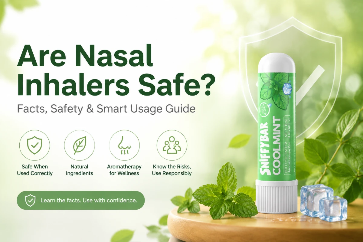Are nasal inhalers safe? Sniffybar natural nasal inhaler safety guide with essential oils
