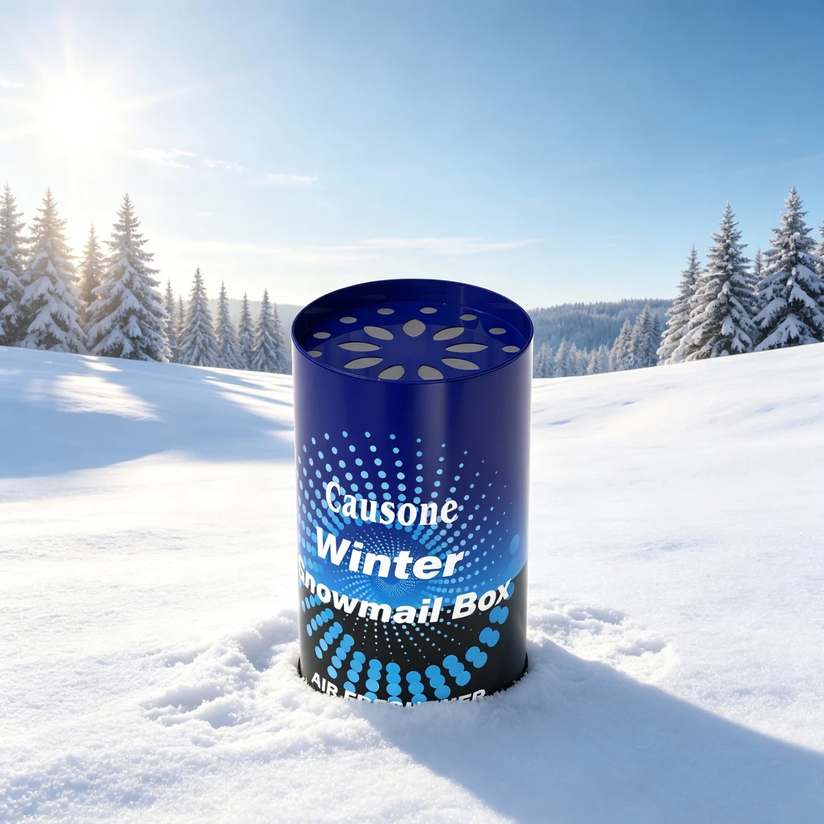 Best Car Air Fresheners in Australia (2026) 14 Causone Winter Snowmail Box solid air freshener can in the snow