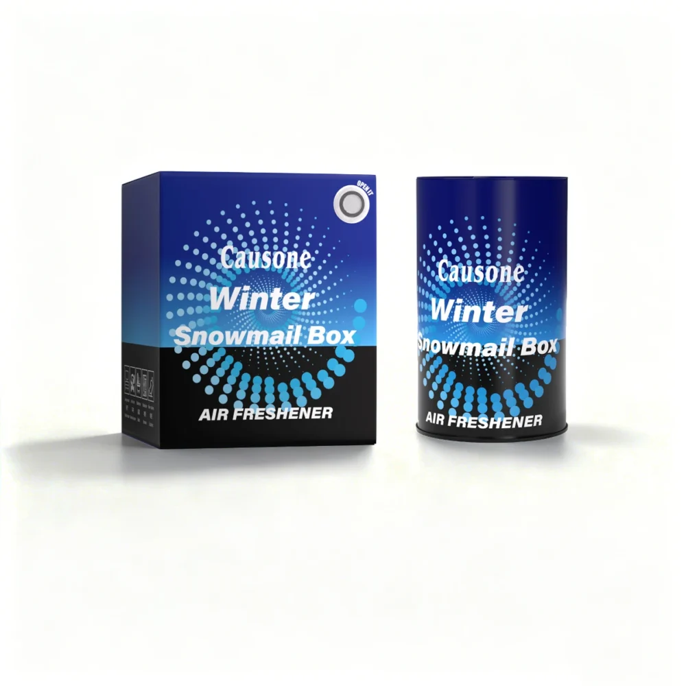 Causone Winter Snowmail Box solid air freshener box and can