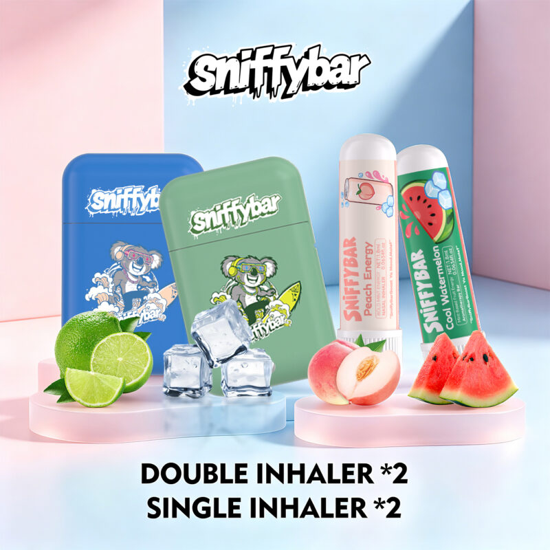 2x Double Nasal Inhaler + 1x Single Nasal Inhaler 2-Pack