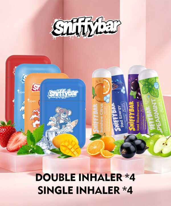 Random: 4x Double Nasal Inhaler + 1x Single Nasal Inhaler 4-Pack