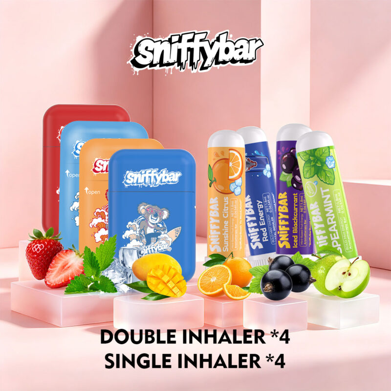 Random: 4x Double Nasal Inhaler + 1x Single Nasal Inhaler 4-Pack