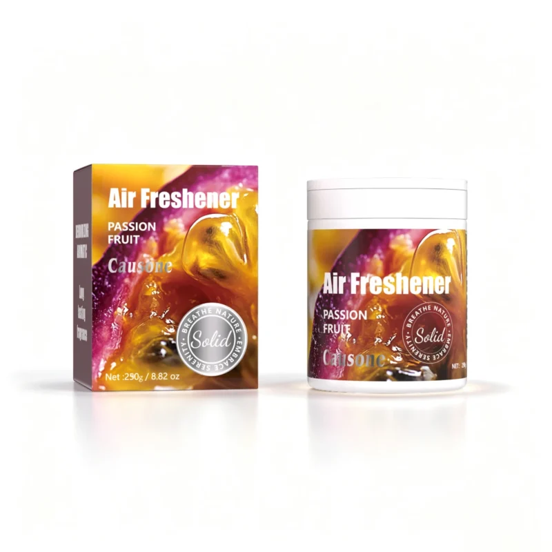 Causone natural fruit air freshener gel 250g box and tub — Passion Fruit
