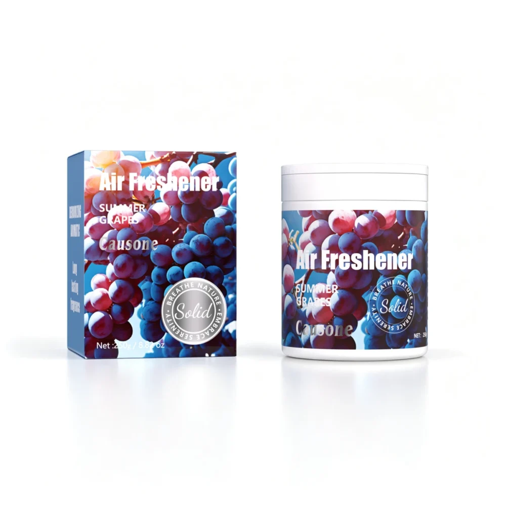 causone-natural-fruit-air-freshener-gel-summer-grapes Causone natural fruit air freshener gel 250g box and tub — Summer Grapes