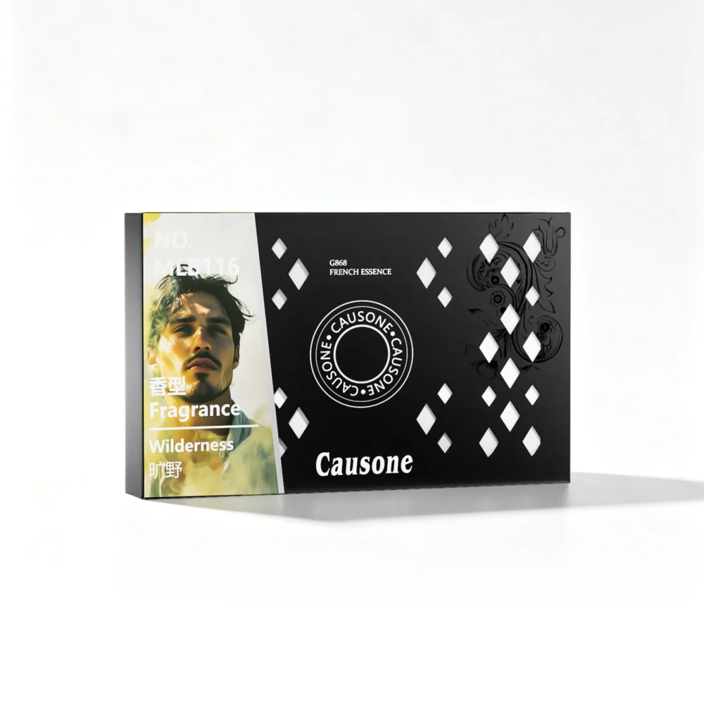 Causone Premium French Essence air freshener box, Wilderness woody scent