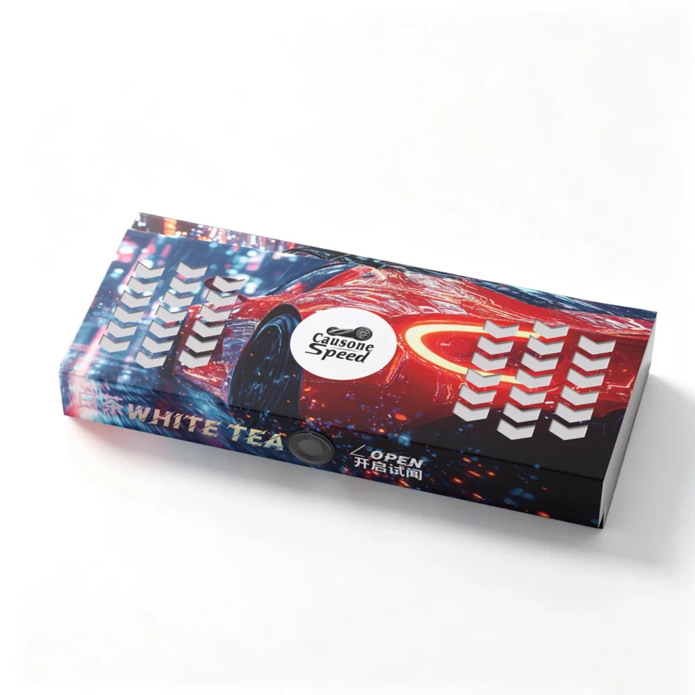 causone-speed-racing-car-air-freshener-white-tea Causone Speed Racing car air freshener box, White Tea scent