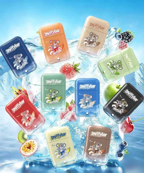 Sniffybar nasal inhaler range – all flavours, nicotine-free energy sticks